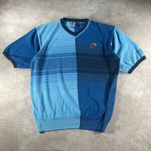 Vintage Y2K Rare Platinum Fubu Muhammad Ali XL Blue Sweater